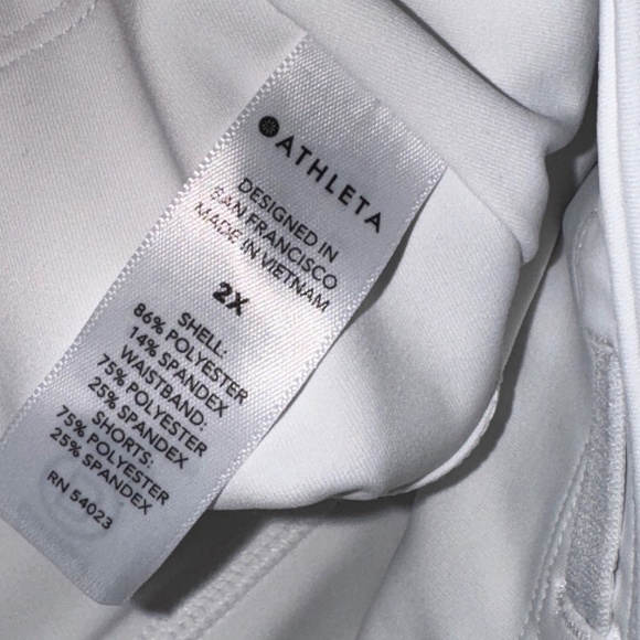 EUC Athleta Run With It Skort White Size 2X - Picture 6 of 9
